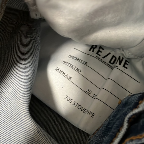 RE/DONE 70s Stove Pipe, SIZE 31.  0573 - Picture 10 of 10